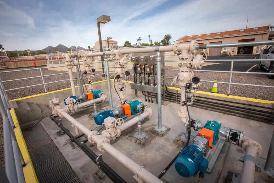 Water Lifting Pumps Station